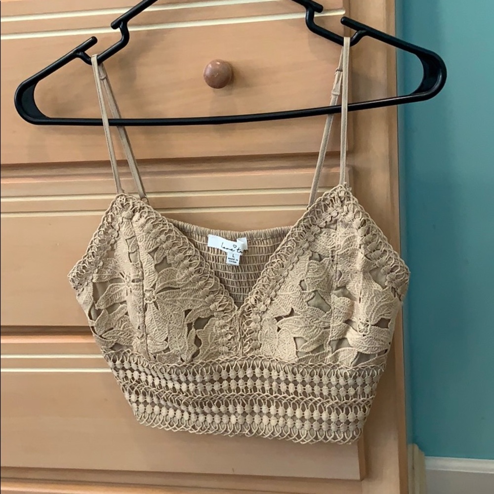 Fashion cropped tank top